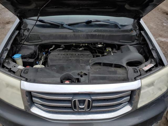 5FNYF4H5XCB026541 - 2012 HONDA PILOT EXL GRAY photo 12