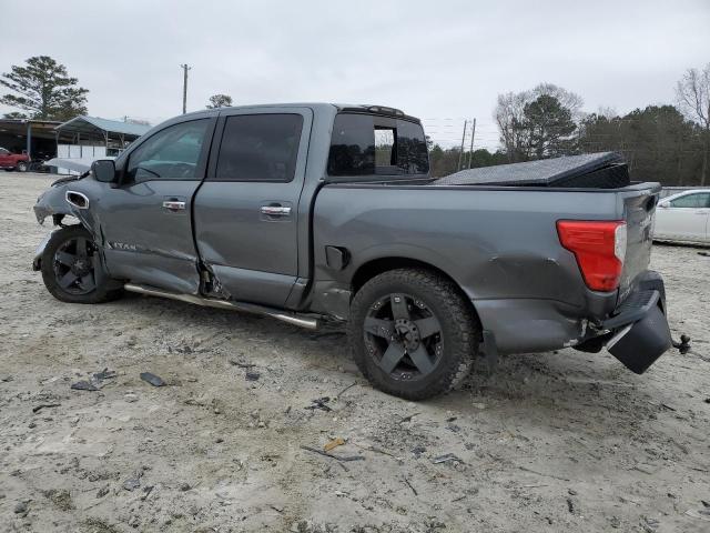 1N6AA1EK6HN529739 - 2017 NISSAN TITAN S GRAY photo 2