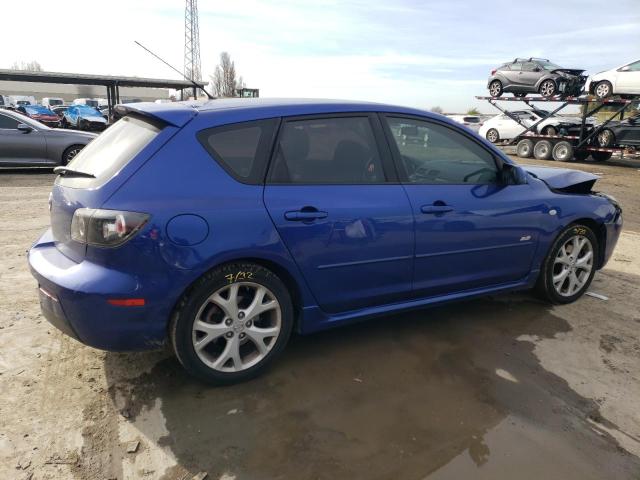 JM1BK344671698331 - 2007 MAZDA 3 HATCHBACK BLUE photo 3