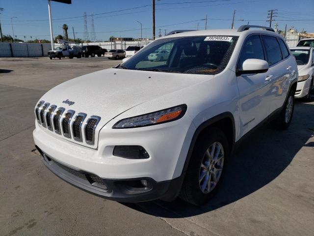 1C4PJMCS4FW686582 - 2015 JEEP CHEROKEE LATITUDE WHITE photo 1