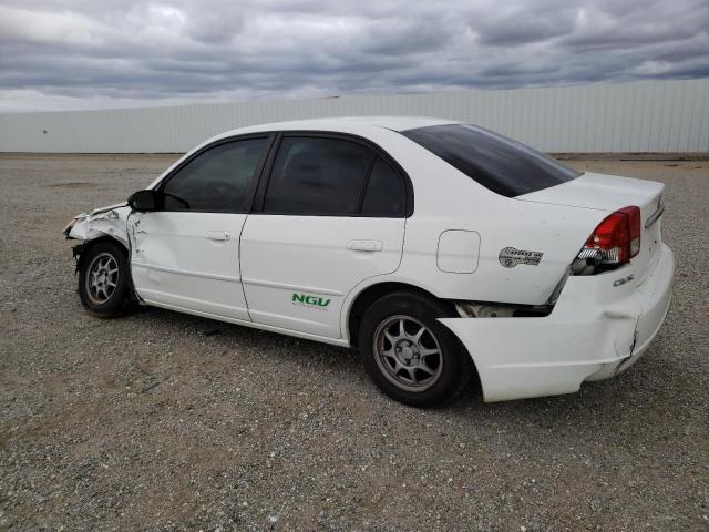 1HGEN26423L000390 - 2003 HONDA CIVIC GX WHITE photo 2