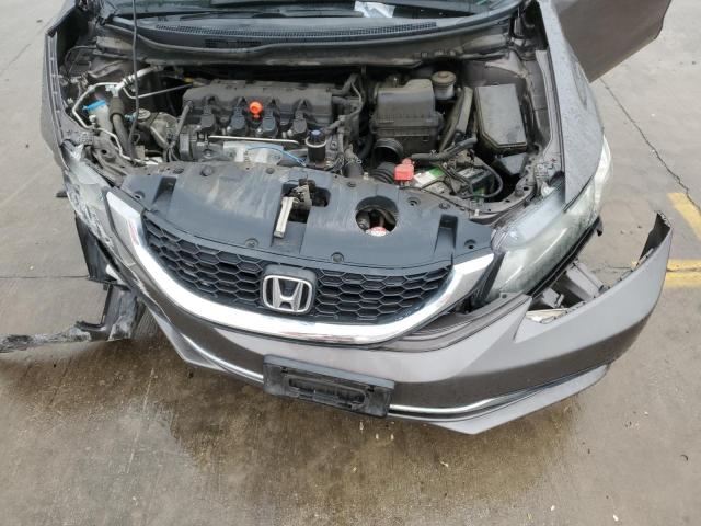 19XFB2F56DE269538 - 2013 HONDA CIVIC LX GRAY photo 11