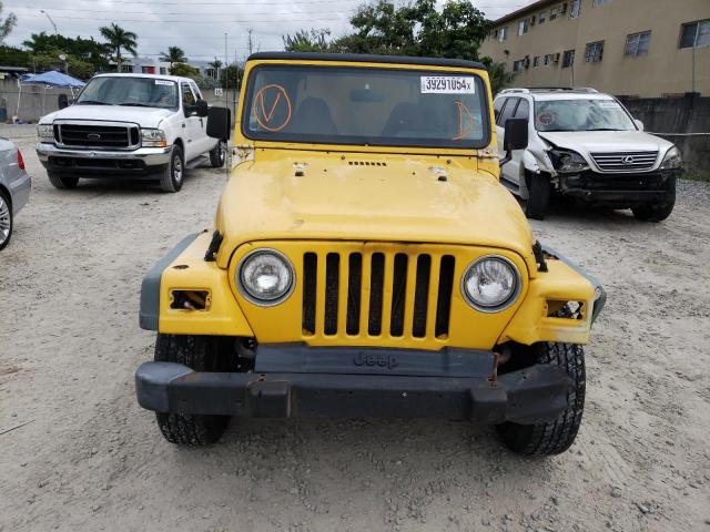 1J4FA29P0YP781442 - 2000 JEEP WRANGLER / SE YELLOW photo 5