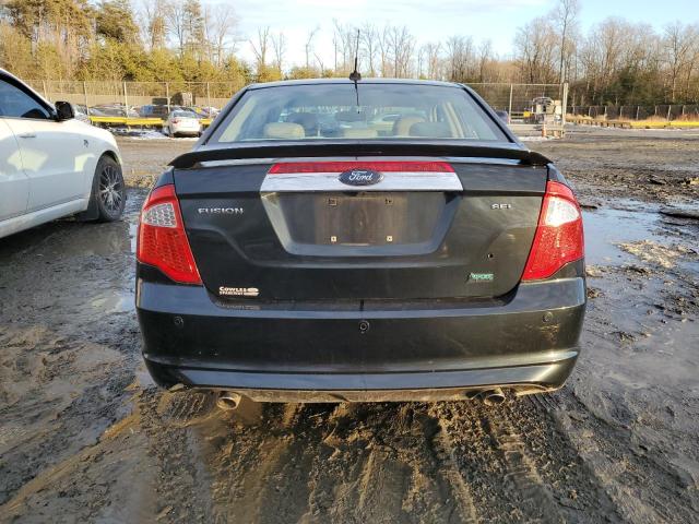 3FAHP0JG3AR281454 - 2010 FORD FUSION SEL BLACK photo 6