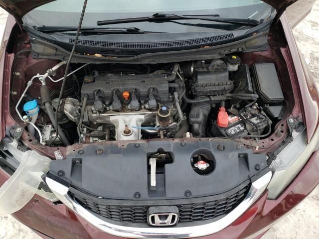 19XFB2F90FE034140 - 2015 HONDA CIVIC EXL Բորդո լուսանկար 11