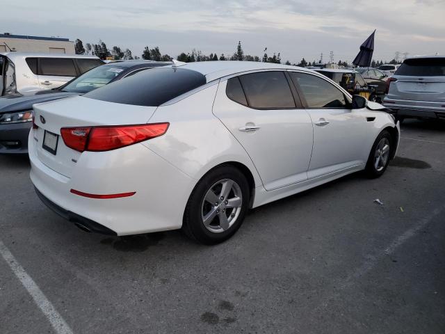 5XXGM4A71EG301582 - 2014 KIA OPTIMA LX WHITE photo 3