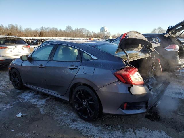 2HGFC2F81KH565951 - 2019 HONDA CIVIC SPORT GRAY photo 2