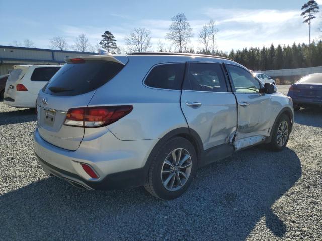 KM8SM4HF7HU243673 - 2017 HYUNDAI SANTA FE SE SILVER photo 3