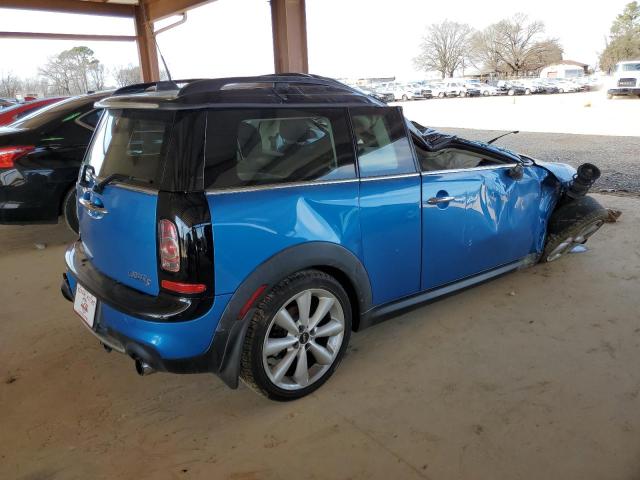 WMWZG3C5XCTY31839 - 2012 MINI COOPER S CLUBMAN BLUE photo 3