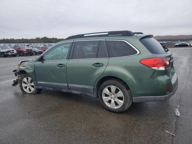 4S4BRBBC5A3356831 - 2010 SUBARU OUTBACK 2.5I PREMIUM GREEN photo 2