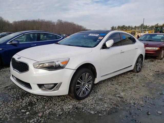 KNALN4D72E5153550 - 2014 KIA CADENZA PREMIUM WHITE photo 1