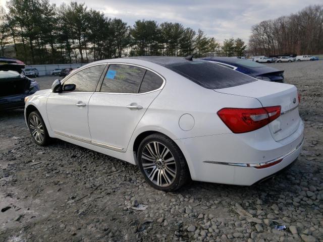 KNALN4D72E5153550 - 2014 KIA CADENZA PREMIUM WHITE photo 2