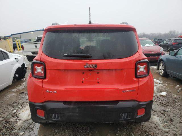 ZACCJBAB3HPG05173 - 2017 JEEP RENEGADE SPORT RED photo 6