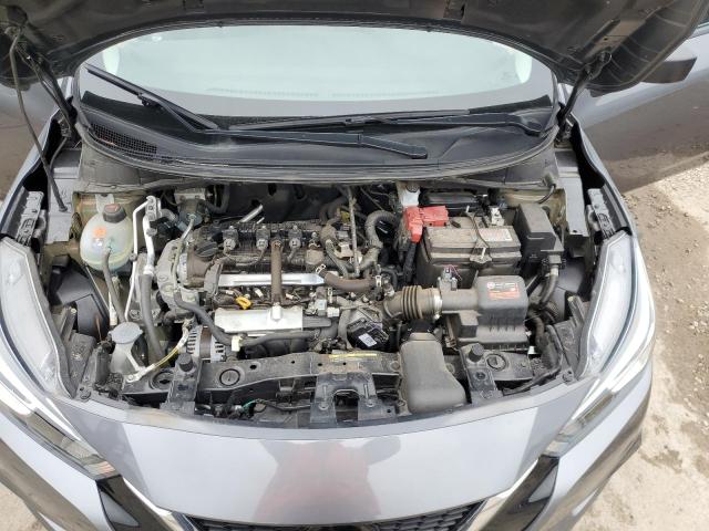 3N1CN8DV4ML922219 - 2021 NISSAN VERSA S GRAY photo 11