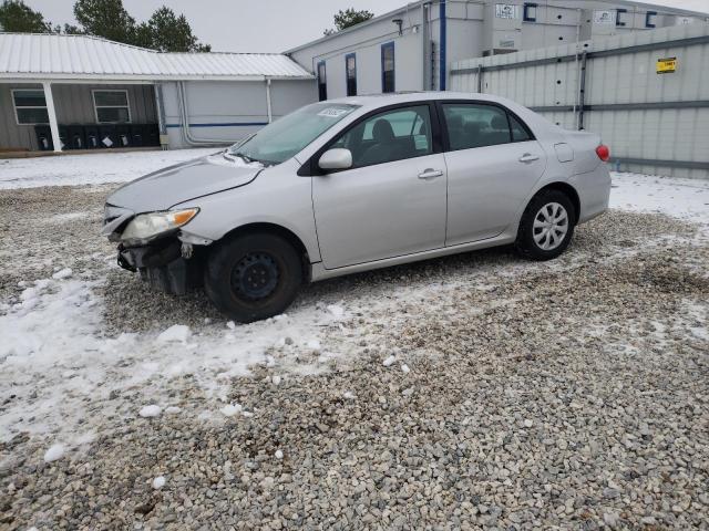 2T1BU4EE0BC568718 - 2011 TOYOTA COROLLA BASE SILVER photo 1