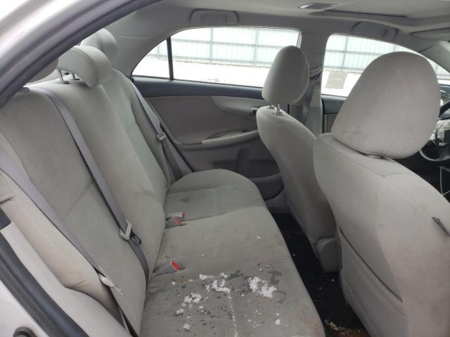2T1BU4EE0BC568718 - 2011 TOYOTA COROLLA BASE SILVER photo 10