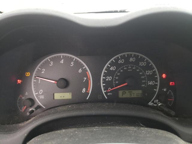 2T1BU4EE0BC568718 - 2011 TOYOTA COROLLA BASE SILVER photo 9