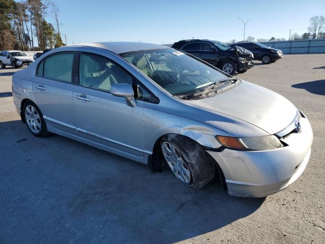 1HGFA16538L075786 - 2008 HONDA CIVIC LX SILVER photo 4