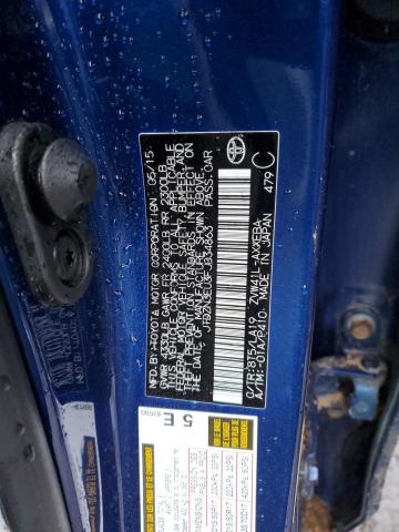 JTDZN3EU3FJ034863 - 2015 TOYOTA PRIUS V BLUE photo 12