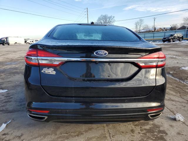 3FA6P0H90HR103378 - 2017 FORD FUSION SE BLACK photo 6