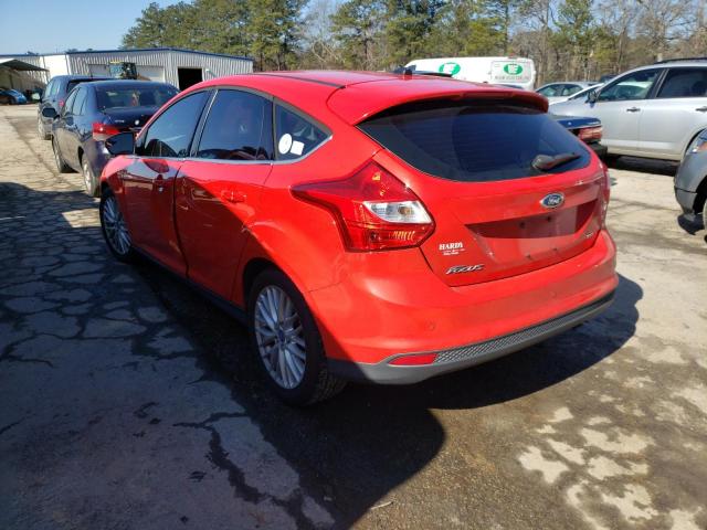 1FAHP3M21CL282170 - 2012 FORD FOCUS SEL RED photo 2