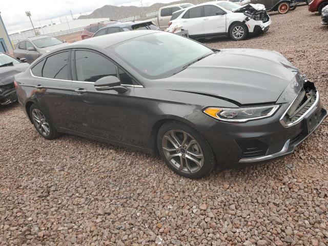 3FA6P0CD1LR177879 - 2020 FORD FUSION SEL CHARCOAL photo 4