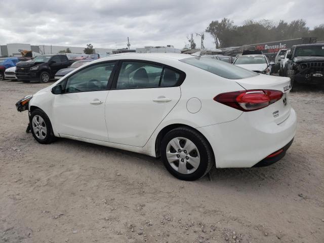 3KPFK4A79HE099296 - 2017 KIA FORTE LX WHITE photo 2