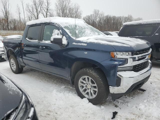 1GCPYJEK4MZ427612 - 2021 CHEVROLET SILVERADO K1500 LT BLUE photo 4