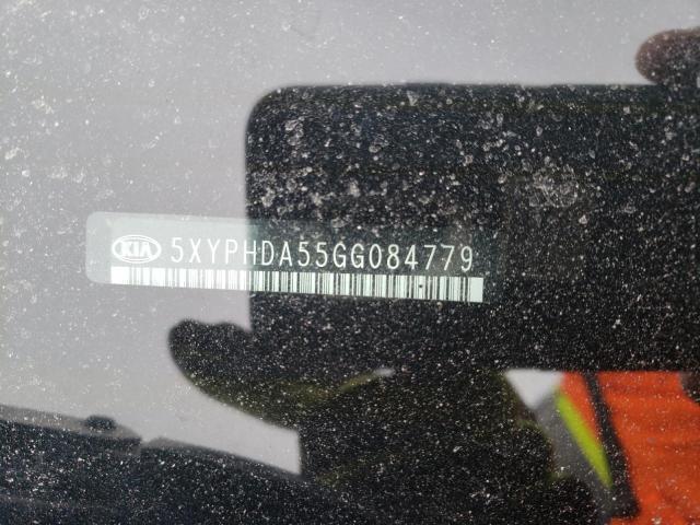 5XYPHDA55GG084779 - 2016 KIA SORENTO EX MAROON photo 12