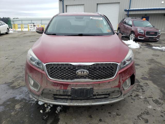 5XYPHDA55GG084779 - 2016 KIA SORENTO EX MAROON photo 5