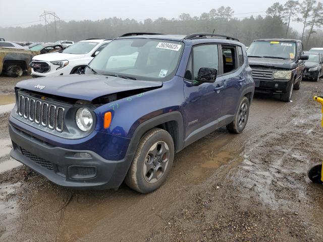 ZACCJAAB5HPF74499 - 2017 JEEP RENEGADE SPORT BLUE photo 1