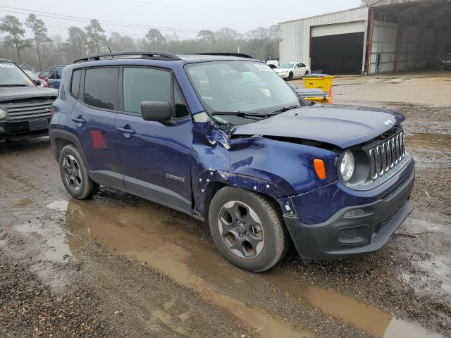 ZACCJAAB5HPF74499 - 2017 JEEP RENEGADE SPORT Կապույտ լուսանկար 4