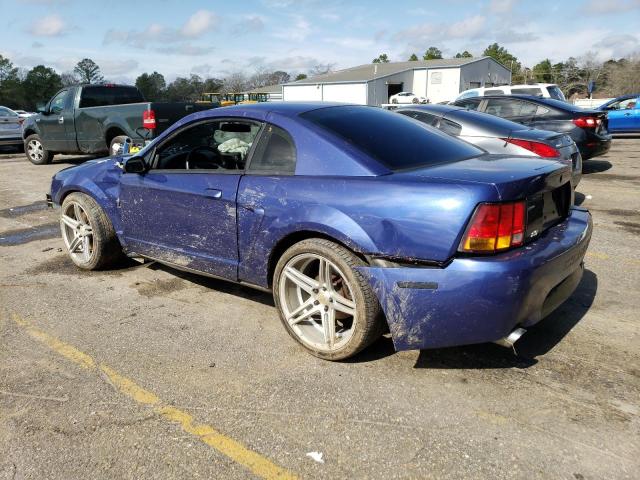 1FAFP47V11F222758 - 2001 FORD MUSTANG COBRA SVT BLUE photo 2