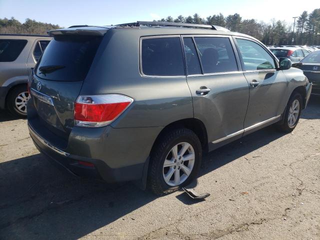 5TDBK3EH0DS265071 - 2013 TOYOTA HIGHLANDER BASE Сұр фото 3