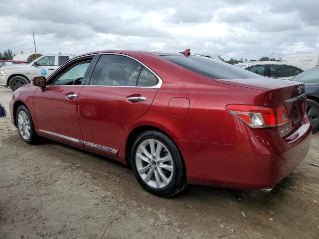 JTHBK1EG5B2414587 - 2011 LEXUS ES 350 BURGUNDY photo 2