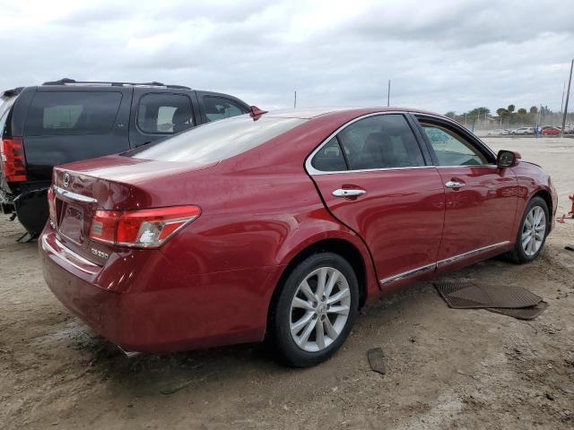 JTHBK1EG5B2414587 - 2011 LEXUS ES 350 BURGUNDY photo 3