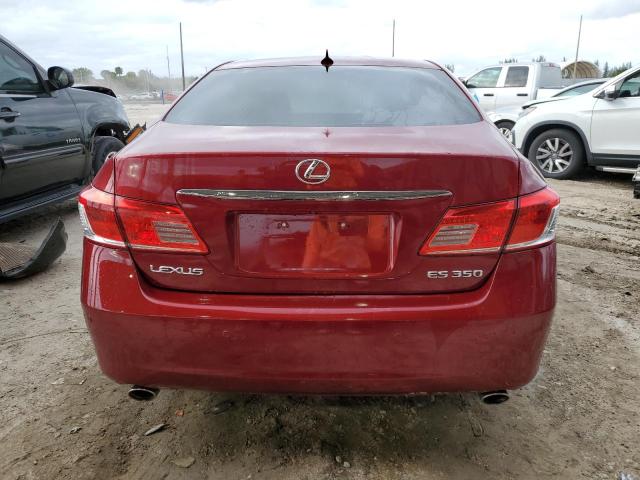 JTHBK1EG5B2414587 - 2011 LEXUS ES 350 BURGUNDY photo 6