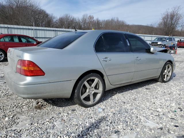 JTHBN30F930102738 - 2003 LEXUS LS 430 SILVER photo 3