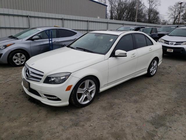 WDDGF8BB0BR159471 - 2011 MERCEDES-BENZ C 300 4MATIC WHITE photo 1