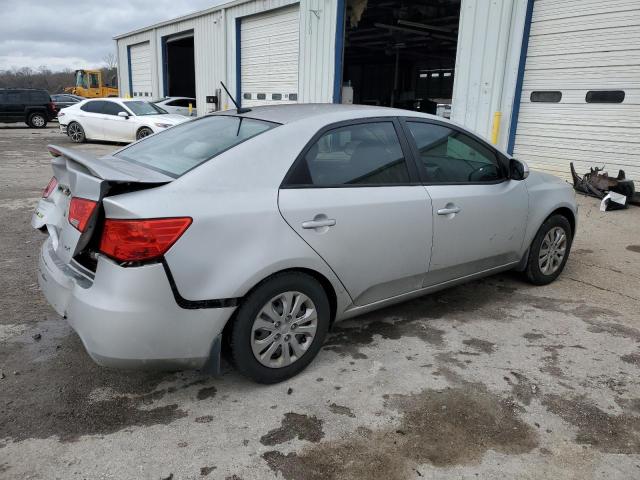 KNAFU4A20D5686844 - 2013 KIA FORTE EX SILVER photo 3