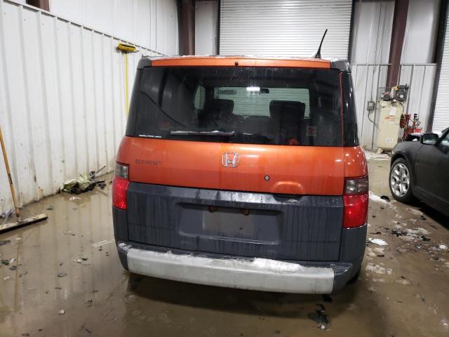 5J6YH28385L009745 - 2005 HONDA ELEMENT LX ORANGE photo 6