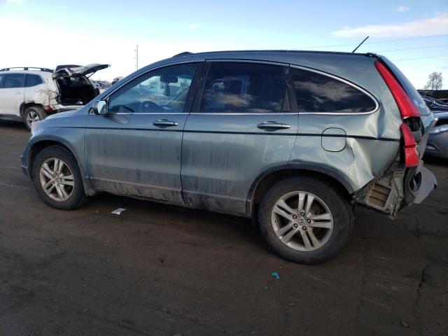 5J6RE4H78AL049636 - 2010 HONDA CR-V EXL GRAY photo 2