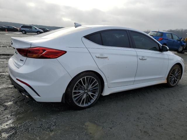 KMHD04LB7JU511586 - 2018 HYUNDAI ELANTRA SPORT WHITE photo 3