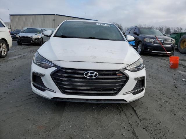 KMHD04LB7JU511586 - 2018 HYUNDAI ELANTRA SPORT WHITE photo 5