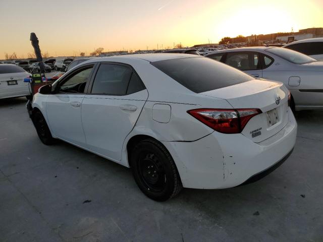 2T1BURHE3GC711676 - 2016 TOYOTA COROLLA L WHITE photo 2