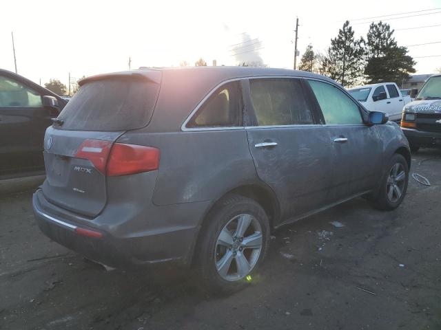 2HNYD2H67AH513328 - 2010 ACURA MDX TECHNOLOGY GRAY photo 3