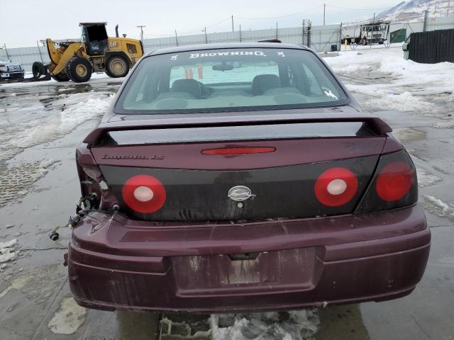 2G1WH52K749378982 - 2004 CHEVROLET IMPALA LS BURGUNDY photo 6