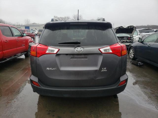 JTMBFREV2ED064962 - 2014 TOYOTA RAV4 LE CHARCOAL photo 6