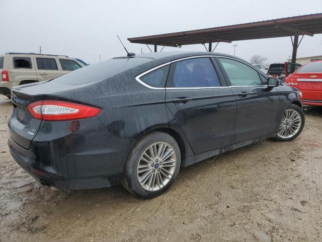 3FA6P0HD8ER201932 - 2014 FORD FUSION SE BLACK photo 3