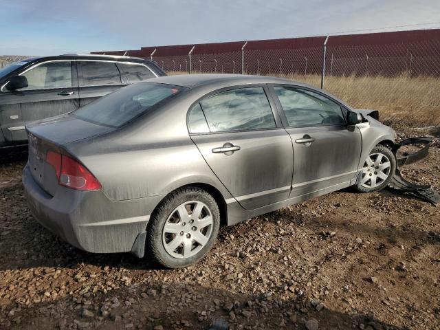 2HGFA16508H516755 - 2008 HONDA CIVIC LX GRAY photo 3